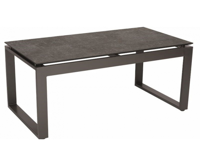 ALLROUND Table basse 110.5x60 cm Anthracite HPL Gris métallique