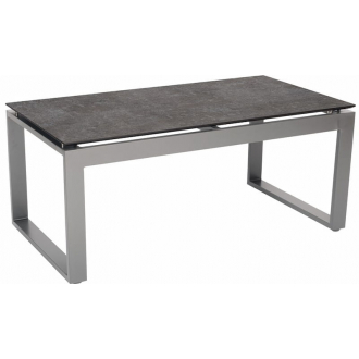 ALLROUND Table basse 110.5x60 cm Graphite HPL Gris métallique
