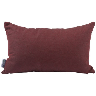 Coussin uni 35x55cm Rubis